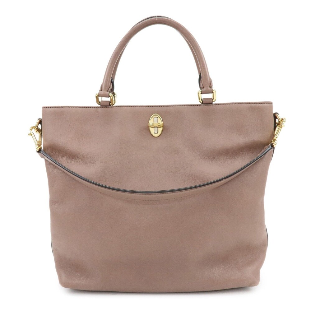 Dolce & Gabbana Calfskin Handbag Beige